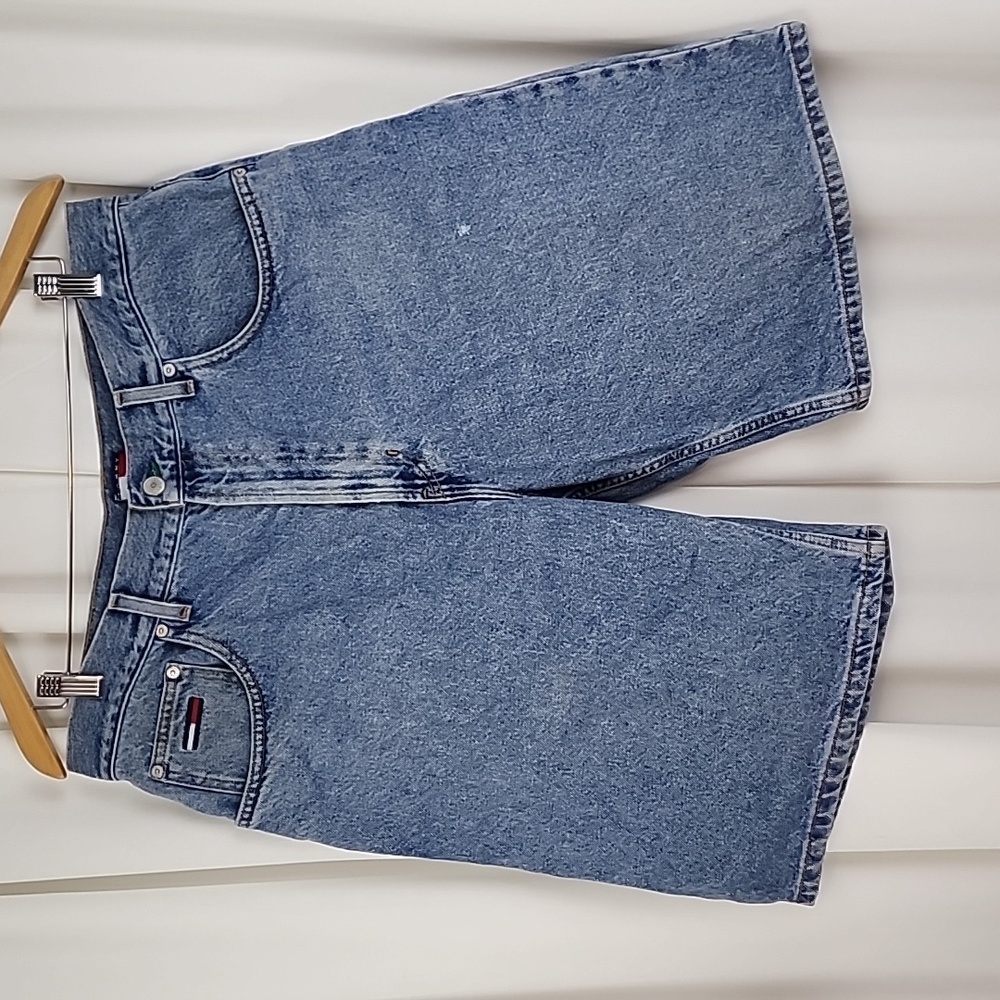 Tommy Jeans Tommy Hilfiger Vintage Denim Shorts Size 36 Light Blue